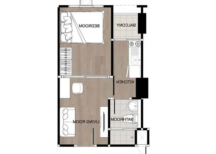A3508 Monthly Skytrain Minutes Away Full Kitchen And Bath! Apartment